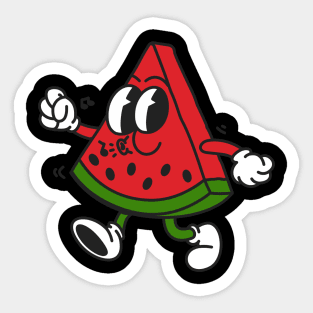 Watermelon Cartoon Sticker